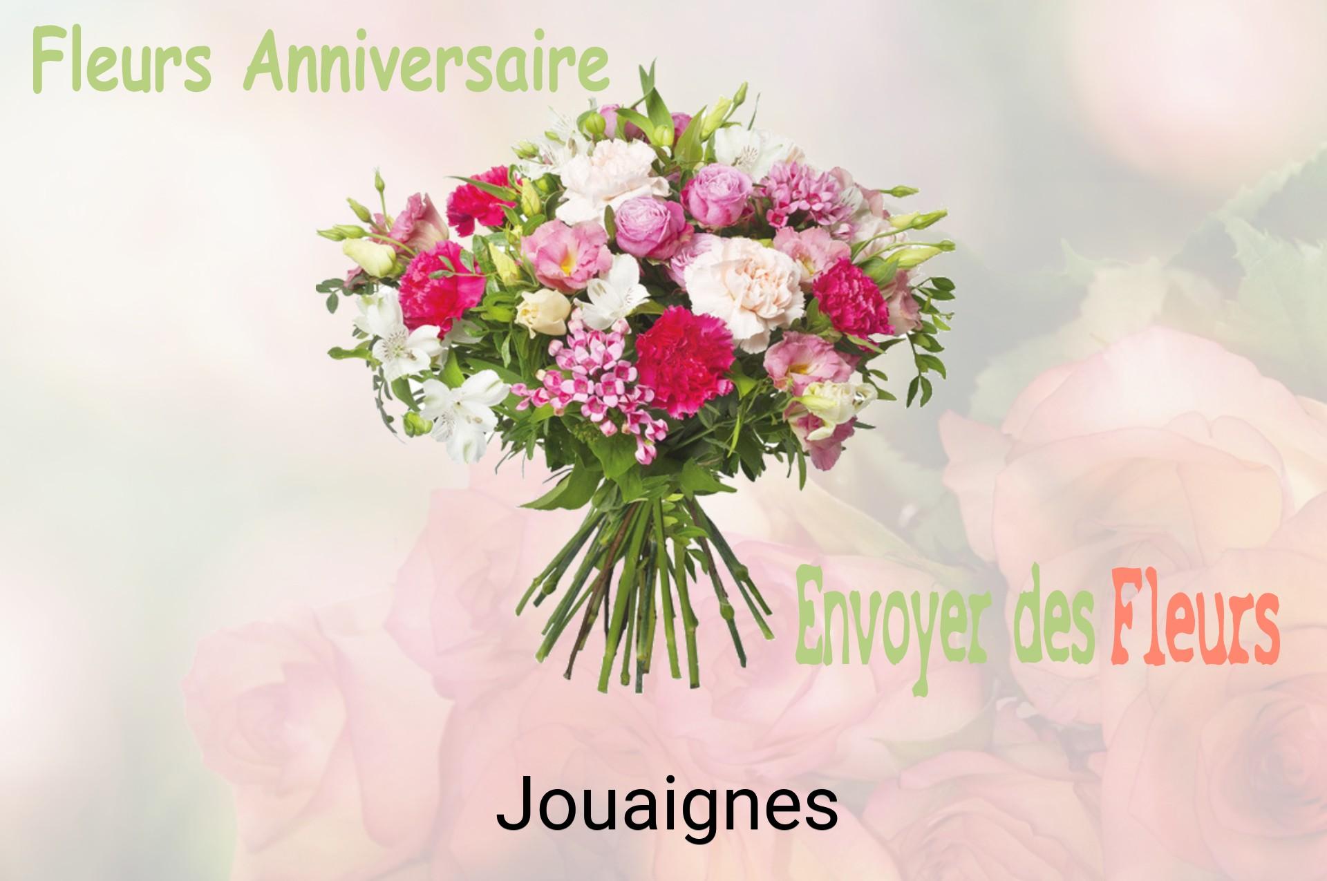 Bouquet de fleurs d’anniversaire livré à Jouaignes